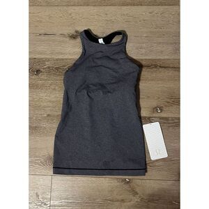 Lululemon Women’s Gray In Training Tank Sleeveless Athletic Size 2